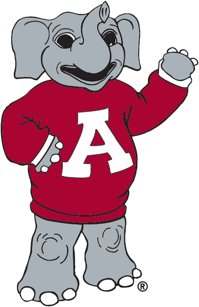 Alabama Crimson Tide 0-2000 Mascot Logo t shirts iron on transfers